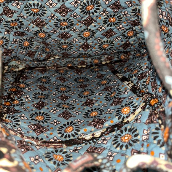 Vera Bradley Women's Brown Floral Drawstring Backpack - Picture 5 of 5